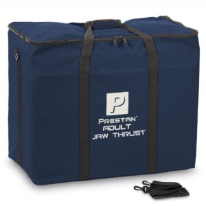 prestan-professional-adult-jaw-thrust-manikin-blue-carry-bag-11422