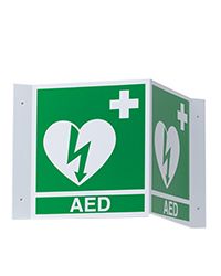 Zoll AED ILCOR 3D AED Wall Sign