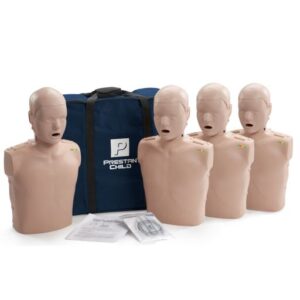 PRESTAN Child Manikin, CPR Feedback, 4-Pack (Medium Skin)