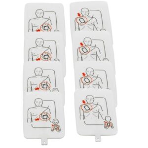 PRESTAN AED UltraTrainer Replacement Training Pads Set, 4-Pack