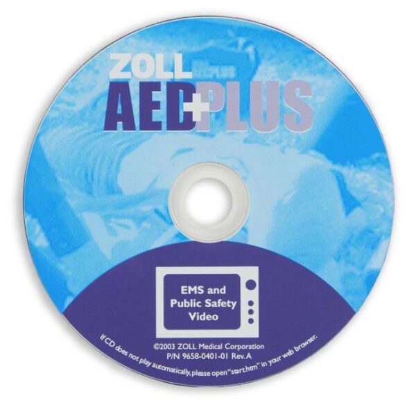 Zoll AED Plus EMS and Public Safety Video - CD (MPEG File)